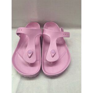 Birkenstock Women's sz 10 Pink Waterproof Gizeh Essentials Eva Thong Sandal NIB